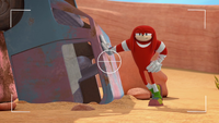 Knuckles posing