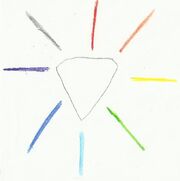 Rainbow Emerald drawing