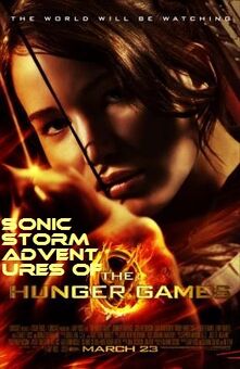 Sonic Storm Adventures of The Hunger Games poster