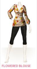 Flowered Blouse