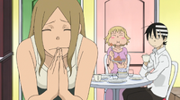 Soul Eater Episode 17 - Kid knows whom Liz discusses