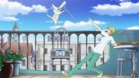 Soul Eater Episode 32 HD - Excalibur on Hero's balcony (2)