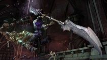 Grimm wielding Harvester