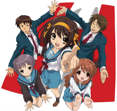 The Melancholy of Haruhi Suzumiya Cover