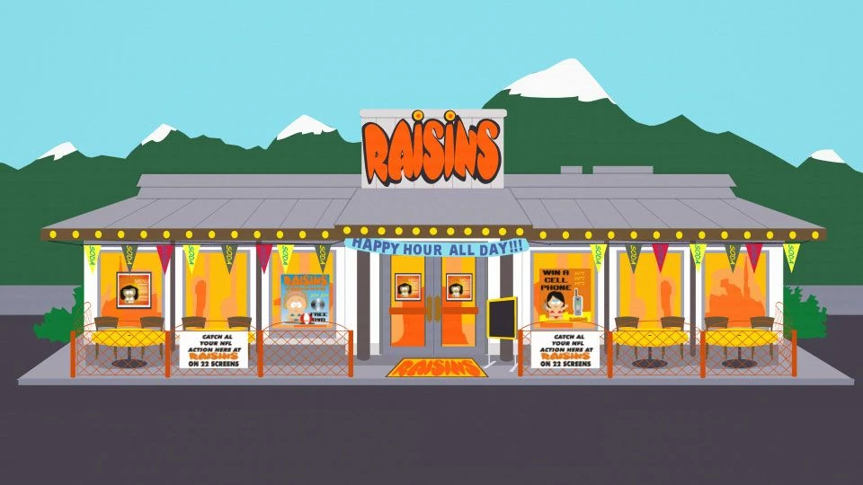 Raisins (Location) South Park Archives FANDOM powered by Wikia