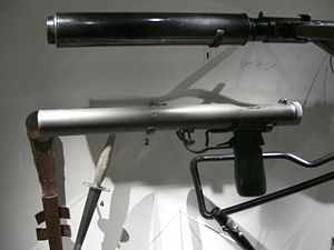 300px-A Welrod 9mm pistol on display at the Imperial War Museum in London
