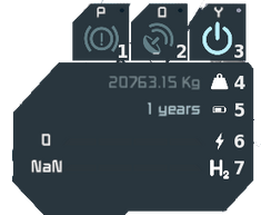 HUD part - ship