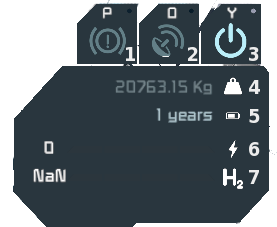 HUD part - ship