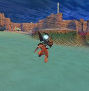 Sphinx using Aqua Darts
