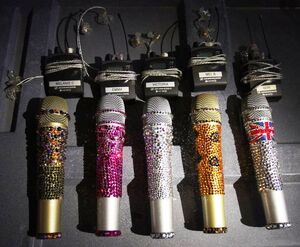 Spice Girls Mics and Bodypacks
