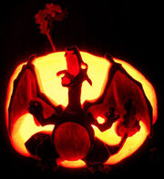 Pumpkin charizard