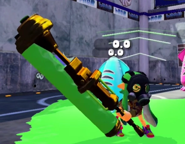 Gold Dynamo Roller Splatoon Wiki FANDOM powered by Wikia