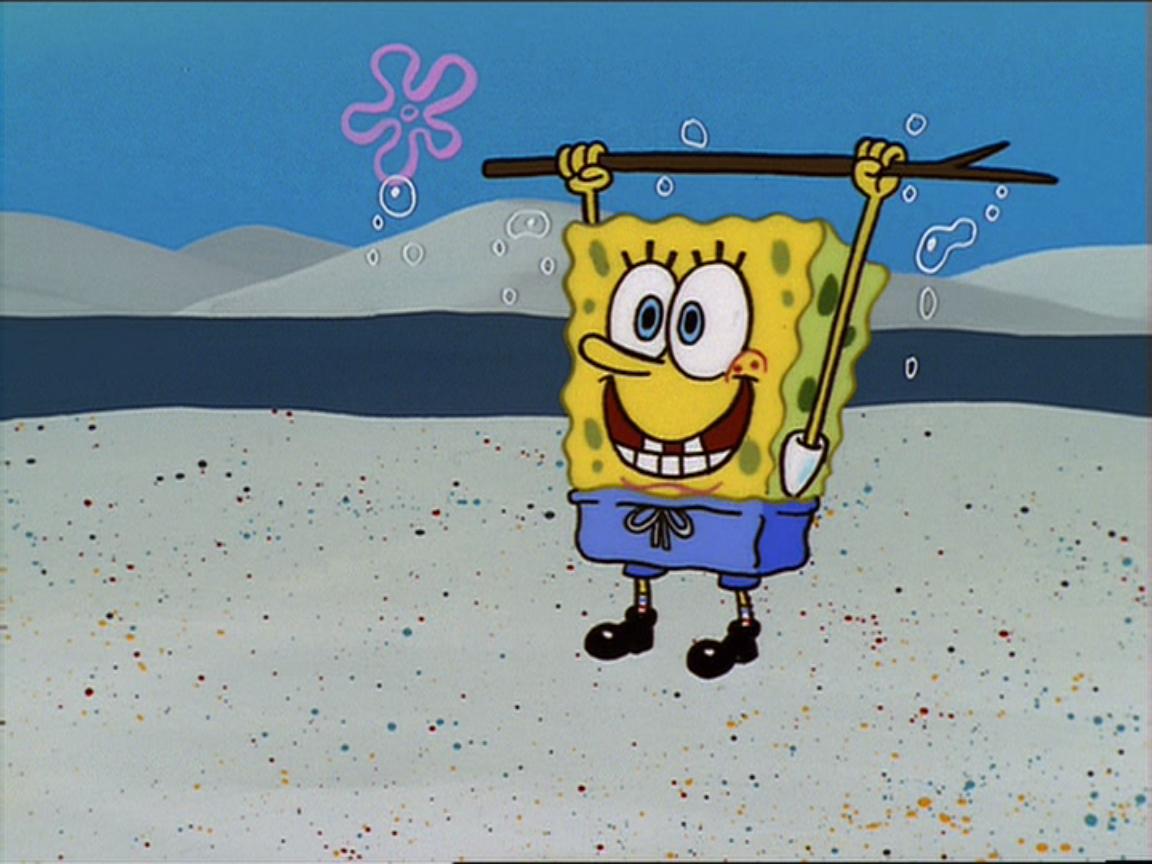 Image Spongebob  Holding 1 Stick  jpg Encyclopedia 