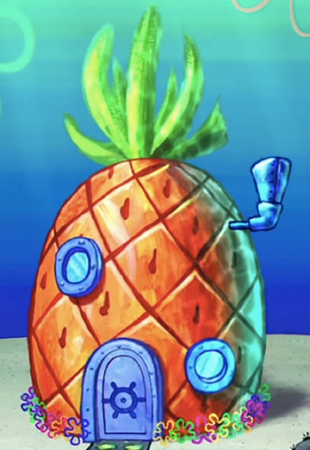 Image - SpongeBob's pineapple house in The SpongeBob ...