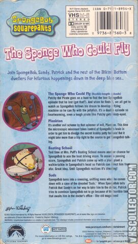 File:Spongebob Squarepants The Sponge Who Could Fly VHS Back Cover.jpg