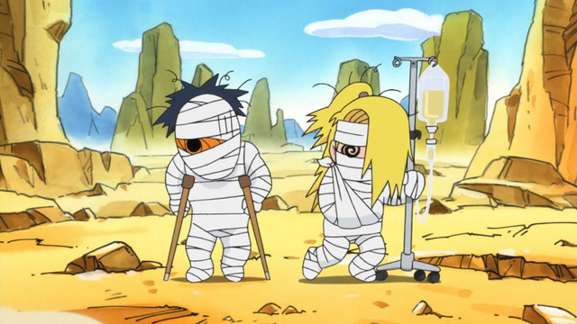 File:Deidara and Tobi injured.png