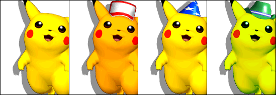 PikachuColorsMelee