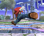 Ataque fuerte lateral Mario SSBB