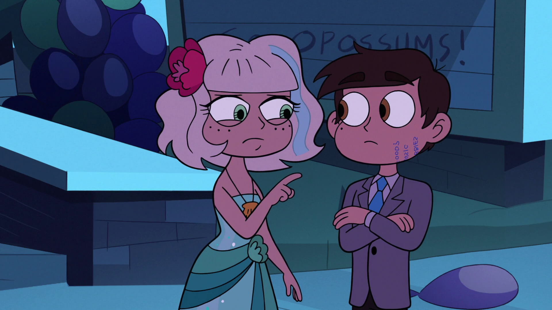 Image S2e27 Jackie Lynn Thomas Points At Marco S Face Png Star Vs The Forces Of Evil Wiki