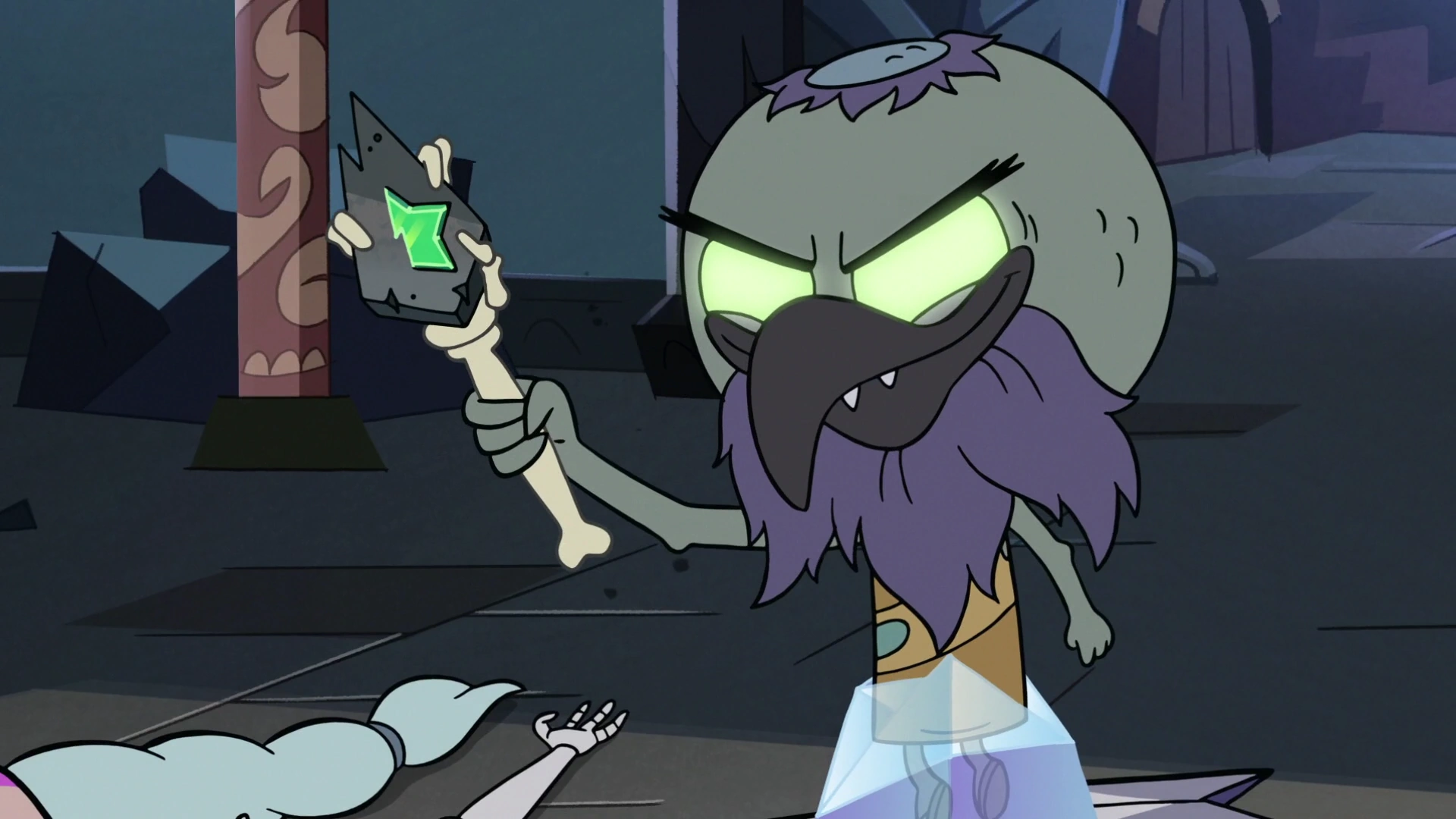 Image S2E41 LudoToffee holding up his magic wand.png Star vs. the