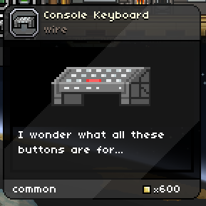 Console Keyboard