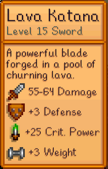 Lava katana