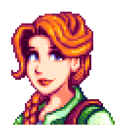 Image result for leah stardew valley sprite