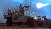 M2 on humvee