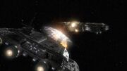 L'Apollo colpisce una nave dei replicatori