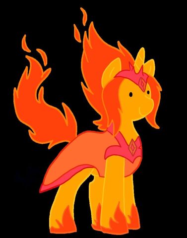 File:Mlp-at-flame princess-adventure-time.jpg