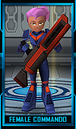 Female commando