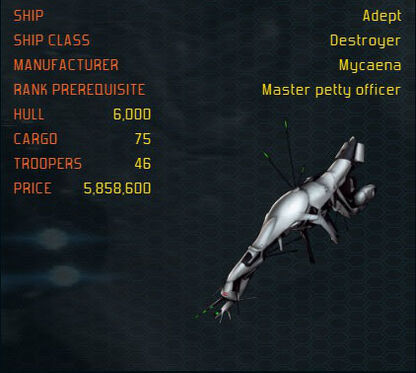 Adept ship