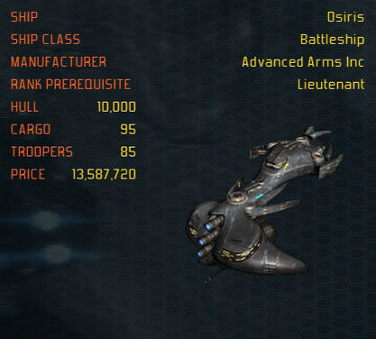 Osiris ship
