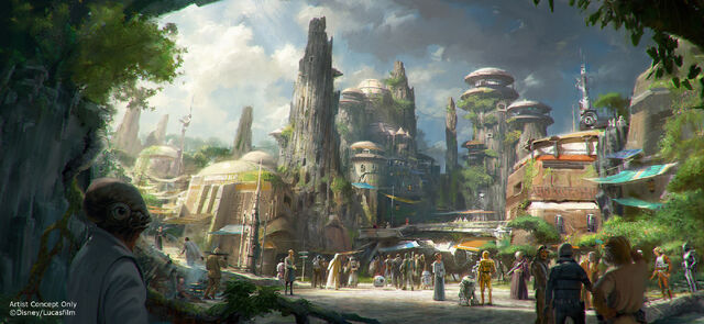 File:Star Wars land view from entrance.jpg
