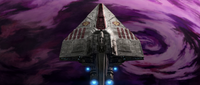 Acclamator over Teth