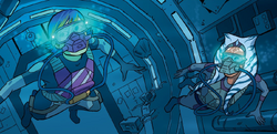 Sabine Ahsoka underwater
