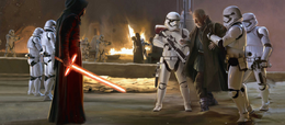 Lor San Tekka brought before Kylo Ren.png