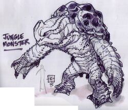 Jungle rancor concept art