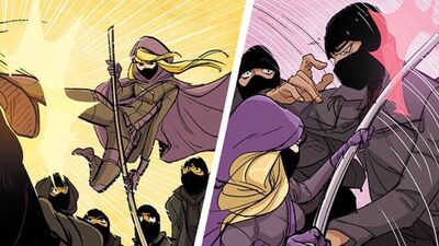 Batgirl 46 Steph panels