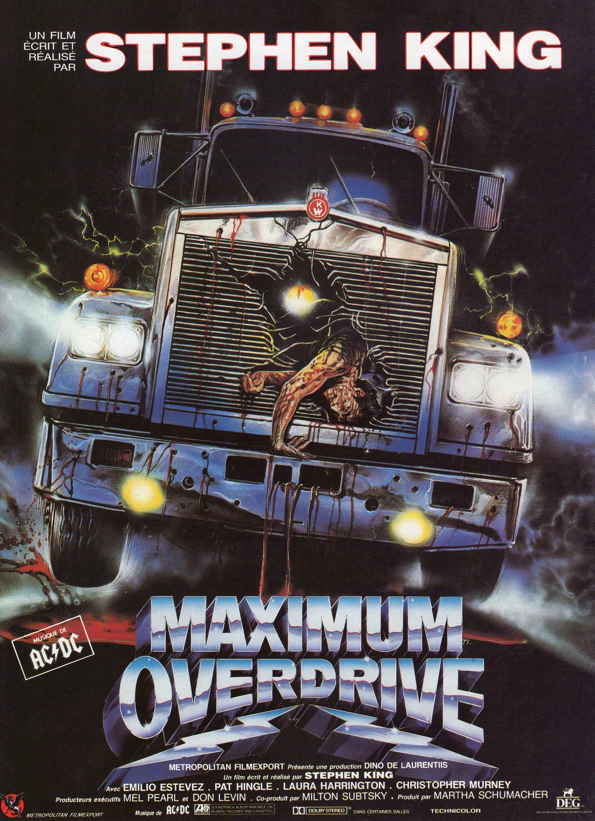 Image result for maximum overdrive movie poster