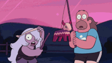 Greg and Amethyst pinata.gif