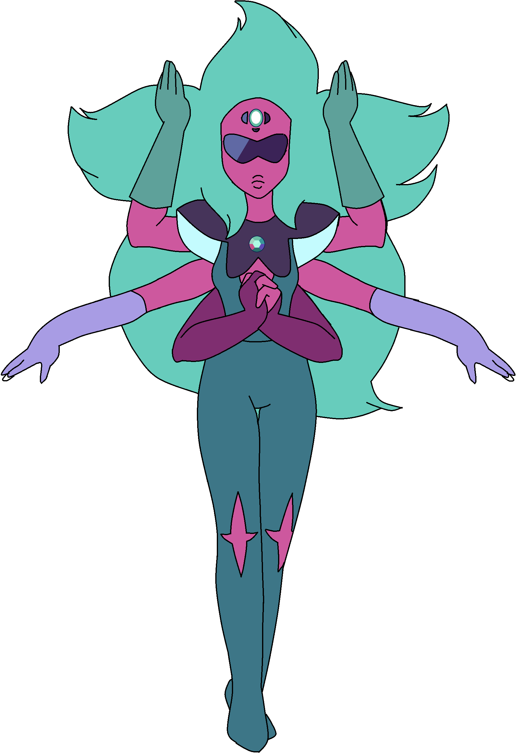 Image - Alexandrite fanart debut PNG.png | Steven Universe Wiki ...
