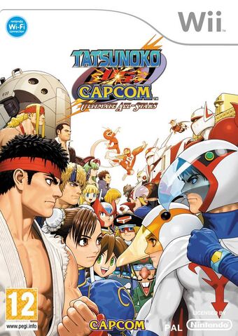 Archivo:Tatsunoko vs Capcom -- Ultimate All-Stars (cubierta europa).jpg