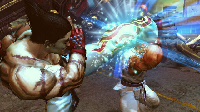 Archivo:Kazuya pateando a Ryu.jpg