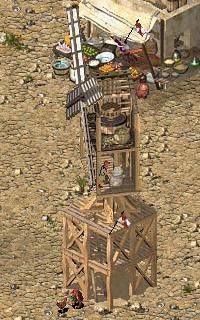 Mühle mit Müller