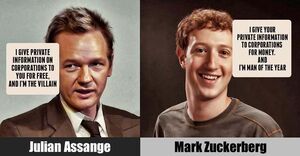 Facebook vs. WikiLeaks