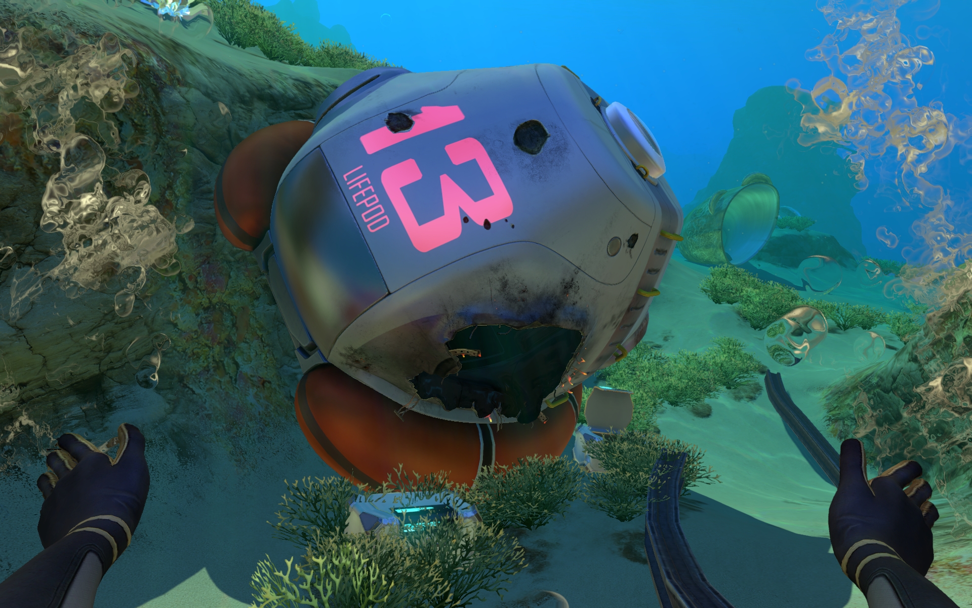Где взять образец пластинчатого коралла в subnautica