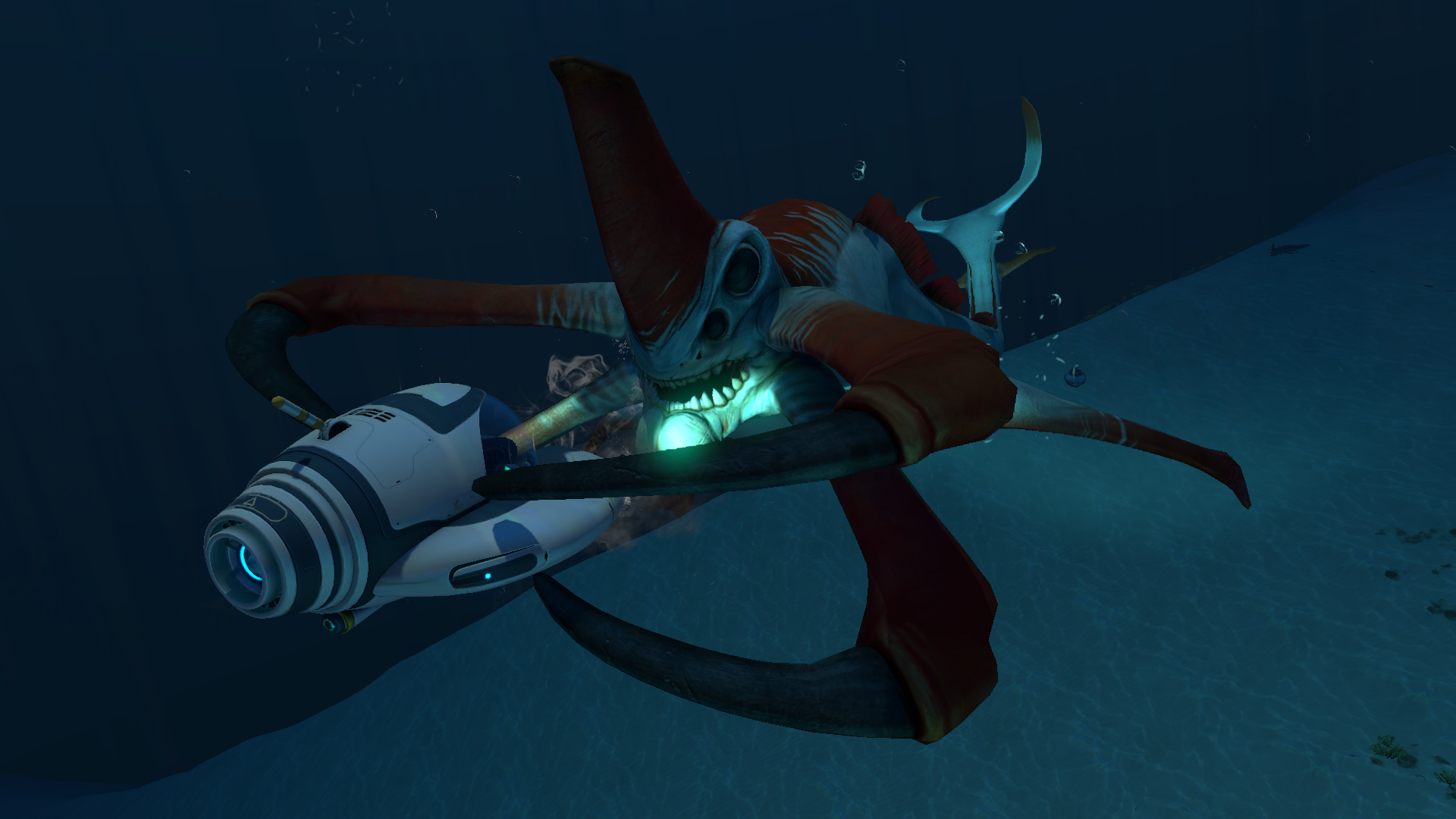 subnautica reaper leviathan subnautica reaper leviathan
