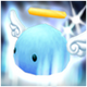 Ícone azul Angelmon