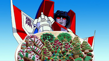 Starscream cookies, more than meets the icing